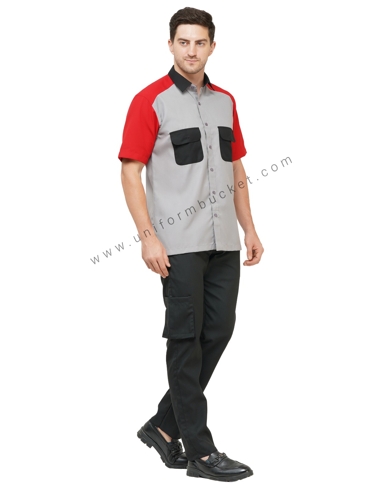 MALE DESIGNER SHIRT WITH THREE COLOR & TWO POCKET WITH FLAP thumbnail 5